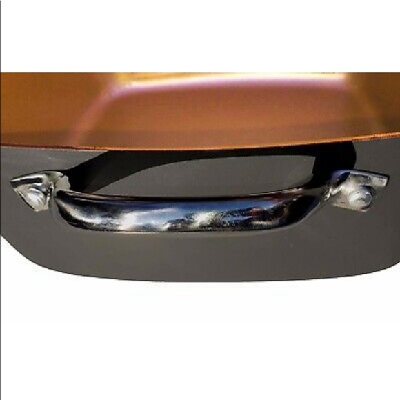 🆕Parini 6 QT Copper NonStick Square Pan With Lid - Picture 5 of 6